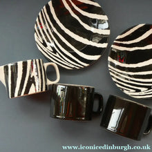 Load image into Gallery viewer, JOB LOT. Rare 1980s Midwinter Pattern "SAFARI" Zebra Stripes by Roy Midwinter
