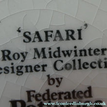 Load image into Gallery viewer, JOB LOT. Rare 1980s Midwinter Pattern "SAFARI" Zebra Stripes by Roy Midwinter
