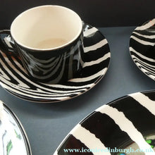 Load image into Gallery viewer, JOB LOT. Rare 1980s Midwinter Pattern "SAFARI" Zebra Stripes by Roy Midwinter
