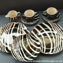 Load image into Gallery viewer, JOB LOT. Rare 1980s Midwinter Pattern "SAFARI" Zebra Stripes by Roy Midwinter
