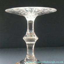 Load image into Gallery viewer, THREE Vintage Edinburgh Crystal LARGE Red Wine Glasses or Water Goblets.  STAR OF EDINBURGH Pattern. 7 inches
