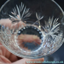 Load image into Gallery viewer, JOB LOT. Vintage Edinburgh Crystal Smaller Whisky Tumblers (Total of Seven). STAR OF EDINBURGH. 3 inches
