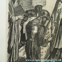Load image into Gallery viewer, Original John Copley Lithograph Nativity Scene Christmas Wise Men. Signed
