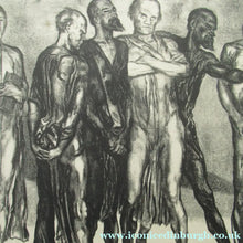 Load image into Gallery viewer, JOHN COPLEY (1875 - 1950) The Scribes Disputing with Jesus. Original Lithograph (1923)
