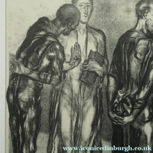 Load image into Gallery viewer, JOHN COPLEY (1875 - 1950) The Scribes Disputing with Jesus. Original Lithograph (1923)
