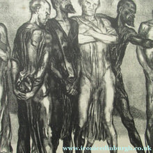 Load image into Gallery viewer, JOHN COPLEY (1875 - 1950) The Scribes Disputing with Jesus. Original Lithograph (1923)
