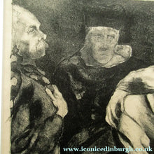 Load image into Gallery viewer, John Copley 1920s Original Lithograph British Prints The Sick KIng
