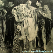 Load image into Gallery viewer, John Copley 1920s Original Lithograph British Prints The Sick KIng
