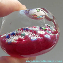 Load image into Gallery viewer, Linear Latticino Twists, Millefiori Canes &amp; Polished Facets. JOHN DEACONS with Thistle Cane

