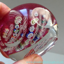 Load image into Gallery viewer, Linear Latticino Twists, Millefiori Canes &amp; Polished Facets. JOHN DEACONS with Thistle Cane
