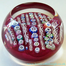 Load image into Gallery viewer, Linear Latticino Twists, Millefiori Canes &amp; Polished Facets. JOHN DEACONS with Thistle Cane
