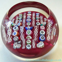 Load image into Gallery viewer, Linear Latticino Twists, Millefiori Canes &amp; Polished Facets. JOHN DEACONS with Thistle Cane
