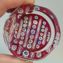 Load image into Gallery viewer, Linear Latticino Twists, Millefiori Canes &amp; Polished Facets. JOHN DEACONS with Thistle Cane
