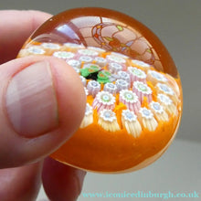 Load image into Gallery viewer, PAIR of Vintage Miniature JOHN DEACONS Papweights. Orange &amp; Pink Colours
