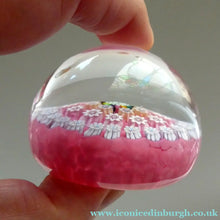 Load image into Gallery viewer, PAIR of Vintage Miniature JOHN DEACONS Papweights. Orange &amp; Pink Colours
