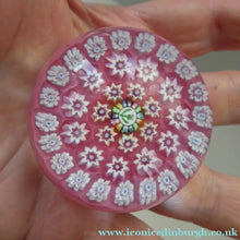 Load image into Gallery viewer, PAIR of Vintage Miniature JOHN DEACONS Papweights. Orange &amp; Pink Colours

