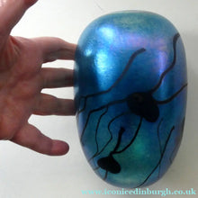Load image into Gallery viewer, Early Ditchfield Lustre Lily-Pad Peacock Lustre Vase. Signed. Unique Collection
