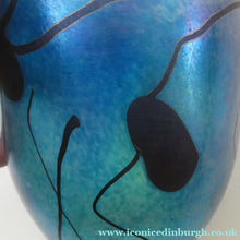 Load image into Gallery viewer, Early Ditchfield Lustre Lily-Pad Peacock Lustre Vase. Signed. Unique Collection
