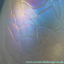 Load image into Gallery viewer, 1983 John Ditchfield Iridescent Glasform Crackle Glass Vase

