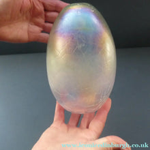 Load image into Gallery viewer, 1983 John Ditchfield Iridescent Glasform Crackle Glass Vase
