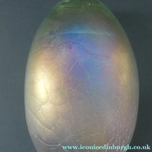 Load image into Gallery viewer, 1983 John Ditchfield Iridescent Glasform Crackle Glass Vase
