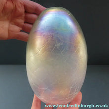 Load image into Gallery viewer, 1983 John Ditchfield Iridescent Glasform Crackle Glass Vase
