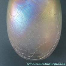 Load image into Gallery viewer, 1983 John Ditchfield Iridescent Glasform Crackle Glass Vase
