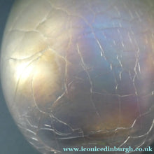 Load image into Gallery viewer, 1983 John Ditchfield Iridescent Glasform Crackle Glass Vase
