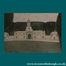 Load image into Gallery viewer, Julian Trevelyan ORIGINAL Etching &amp; Soft Ground Aquatint (1975). WALLINGTON, CLOCK TOWER. Pencil Signed
