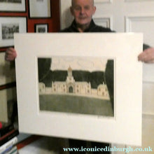 Load image into Gallery viewer, Julian Trevelyan ORIGINAL Etching &amp; Soft Ground Aquatint (1975). WALLINGTON, CLOCK TOWER. Pencil Signed
