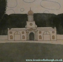 Load image into Gallery viewer, Julian Trevelyan ORIGINAL Etching &amp; Soft Ground Aquatint (1975). WALLINGTON, CLOCK TOWER. Pencil Signed
