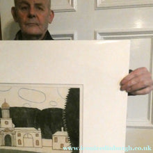 Load image into Gallery viewer, Julian Trevelyan ORIGINAL Etching &amp; Soft Ground Aquatint (1975). WALLINGTON, CLOCK TOWER. Pencil Signed

