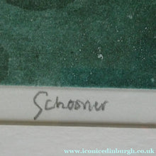 Load image into Gallery viewer, Julian Trevelyan ORIGINAL Etching &amp; Soft Ground Aquatint. SCHOONER. Pencil Signed
