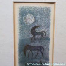 Load image into Gallery viewer, Karel Oberthor (1921 - 1996). 1960s Limited Edition Lithograph Entitled Moonlight Romance. Pencil Signed

