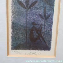 Load image into Gallery viewer, Karel Oberthor (1921 - 1996). 1960s Limited Edition Lithograph Entitled Moonlight Romance. Pencil Signed

