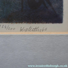 Load image into Gallery viewer, Karel Oberthor (1921 - 1996). 1960s Limited Edition Lithograph Entitled Moonlight Romance. Pencil Signed
