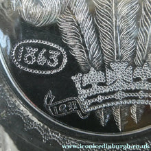Load image into Gallery viewer, Edward VII Pressed Glass Bowl. British Royalty Silver Wedding 1880s
