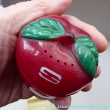 Load image into Gallery viewer, KITSCH 1960s Plastic Red Apples in a Basket Plastic Salt and Pepper Set
