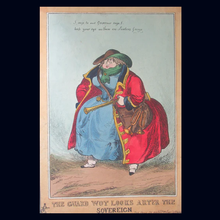 Load image into Gallery viewer, FRAMED Satirical Print. Lady Conyngham: The Guard Wot Looks After the Sovereign

