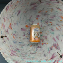 Load image into Gallery viewer, LARGE 1930s Glass Hanging Goldfish Bowl or Flycatcher Lampshade. Opaque Glass with Tutti Frutti Splatters
