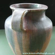 Load image into Gallery viewer, 1940s British Art Pottery Upchurch Vase Pink and Grey Colour
