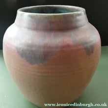 Load image into Gallery viewer, 1940s British Art Pottery Upchurch Vase Pink and Grey Colour
