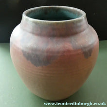 Load image into Gallery viewer, 1940s British Art Pottery Upchurch Vase Pink and Grey Colour

