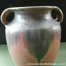 Load image into Gallery viewer, 1940s British Art Pottery Upchurch Vase Pink and Grey Colour
