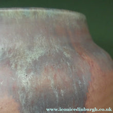 Load image into Gallery viewer, 1940s British Art Pottery Upchurch Vase Pink and Grey Colour
