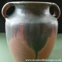 Load image into Gallery viewer, 1940s British Art Pottery Upchurch Vase Pink and Grey Colour
