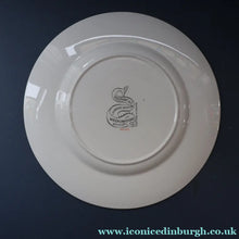 Load image into Gallery viewer, Large 1950s WEDGWOOD Plate. Dolphin Design by Sir Laurence Whistler. Yellow Version
