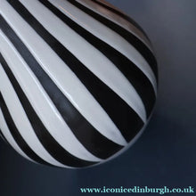 Load image into Gallery viewer, Large 1950s WEST GERMAN Black and White Striped Pitcher Vase by Liesel Spornhayer for Schlossberg
