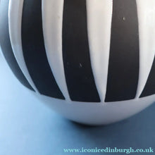 Load image into Gallery viewer, Large 1950s WEST GERMAN Black and White Striped Pitcher Vase by Liesel Spornhayer for Schlossberg
