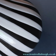 Load image into Gallery viewer, Large 1950s WEST GERMAN Black and White Striped Pitcher Vase by Liesel Spornhayer for Schlossberg

